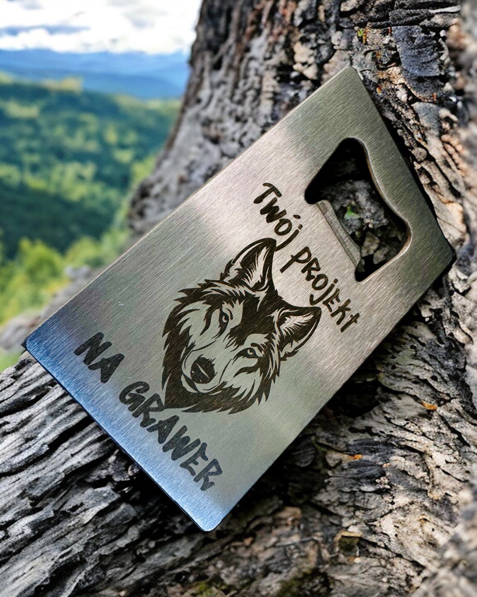 Deschizător de Sticle din Oțel Inoxidabil - Gadget Elegant și Practic - personalizare cu gravură