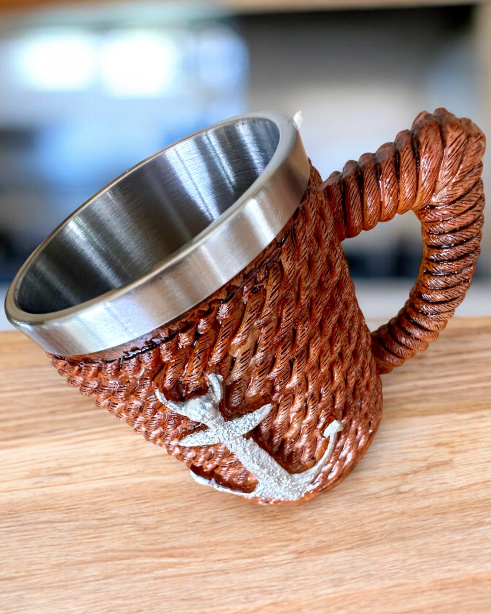 Кухоль "Морський Скарб" з Нержавіючої Сталі, можливість персоналізації гравіюванням на подарунок