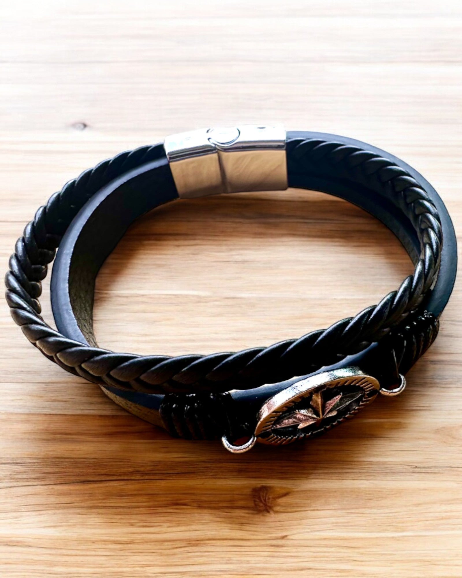 Браслет "Compass Adventure" - можливість персоналізації гравіюванням на подарунок, 2 варіанти кольорів на вибір