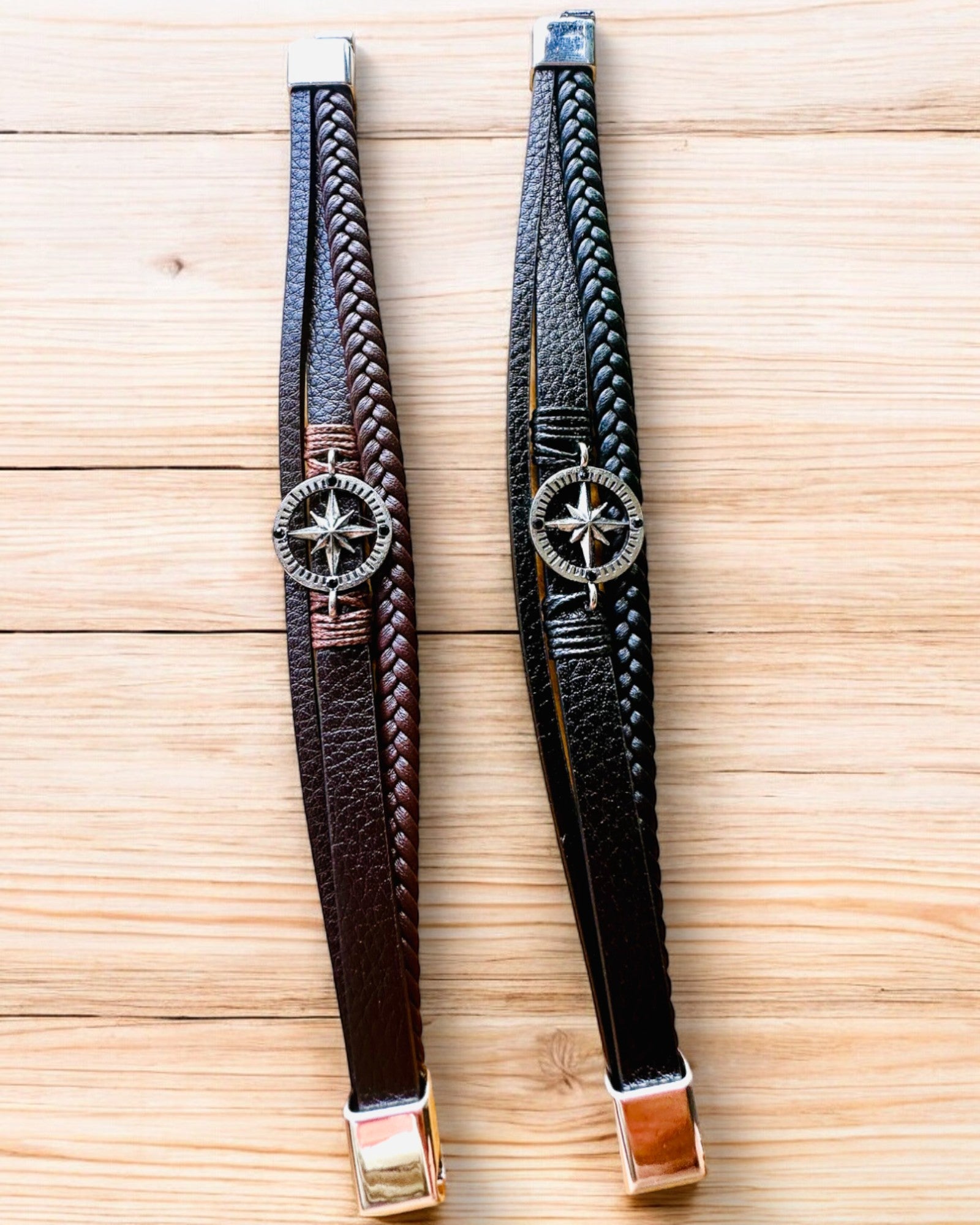 Браслет "Compass Adventure" - можливість персоналізації гравіюванням на подарунок, 2 варіанти кольорів на вибір