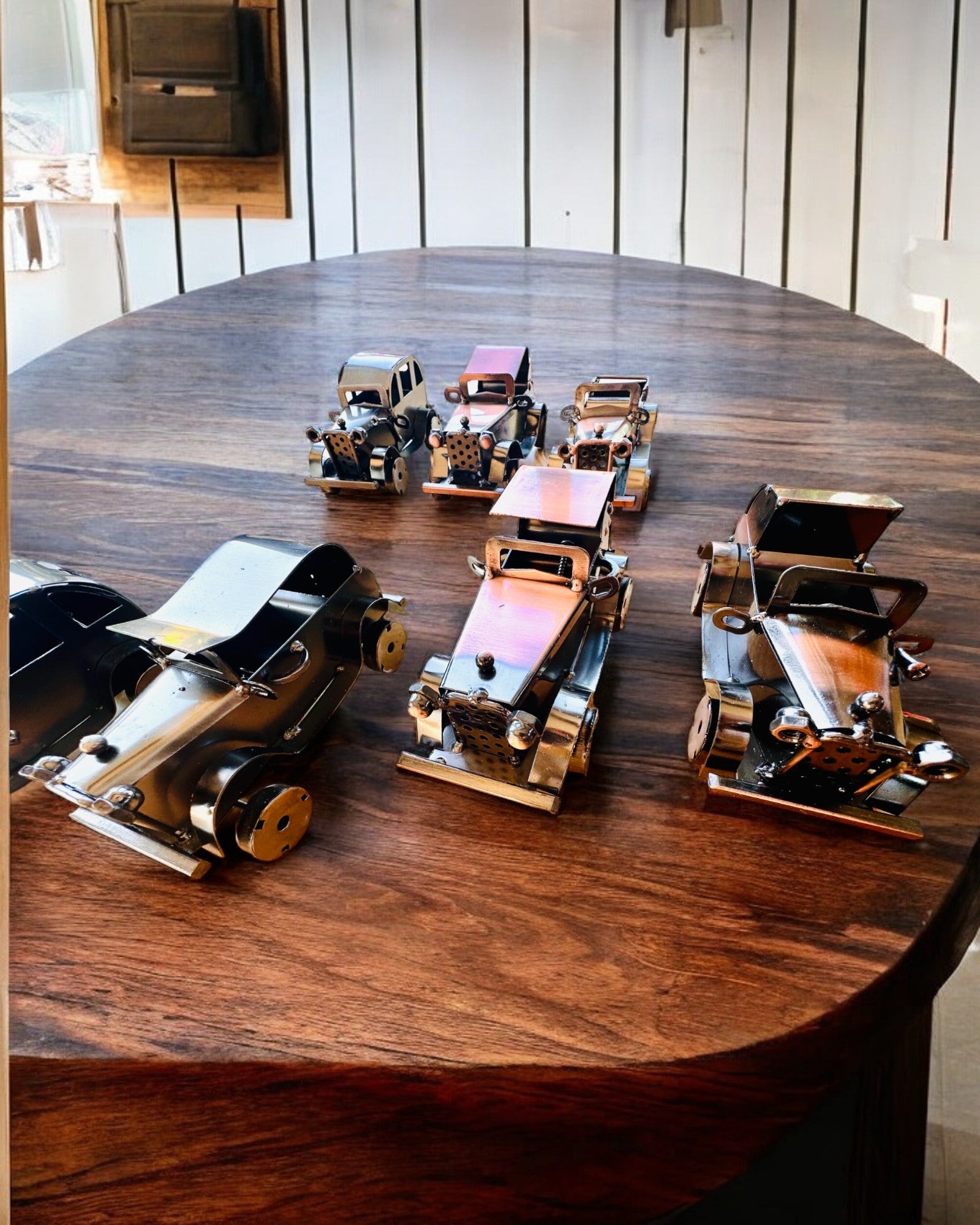 Coche clásico retro, automóvil, de hierro - Colección "Vintage Drive", modelo de coche, personalización con grabado para regalo