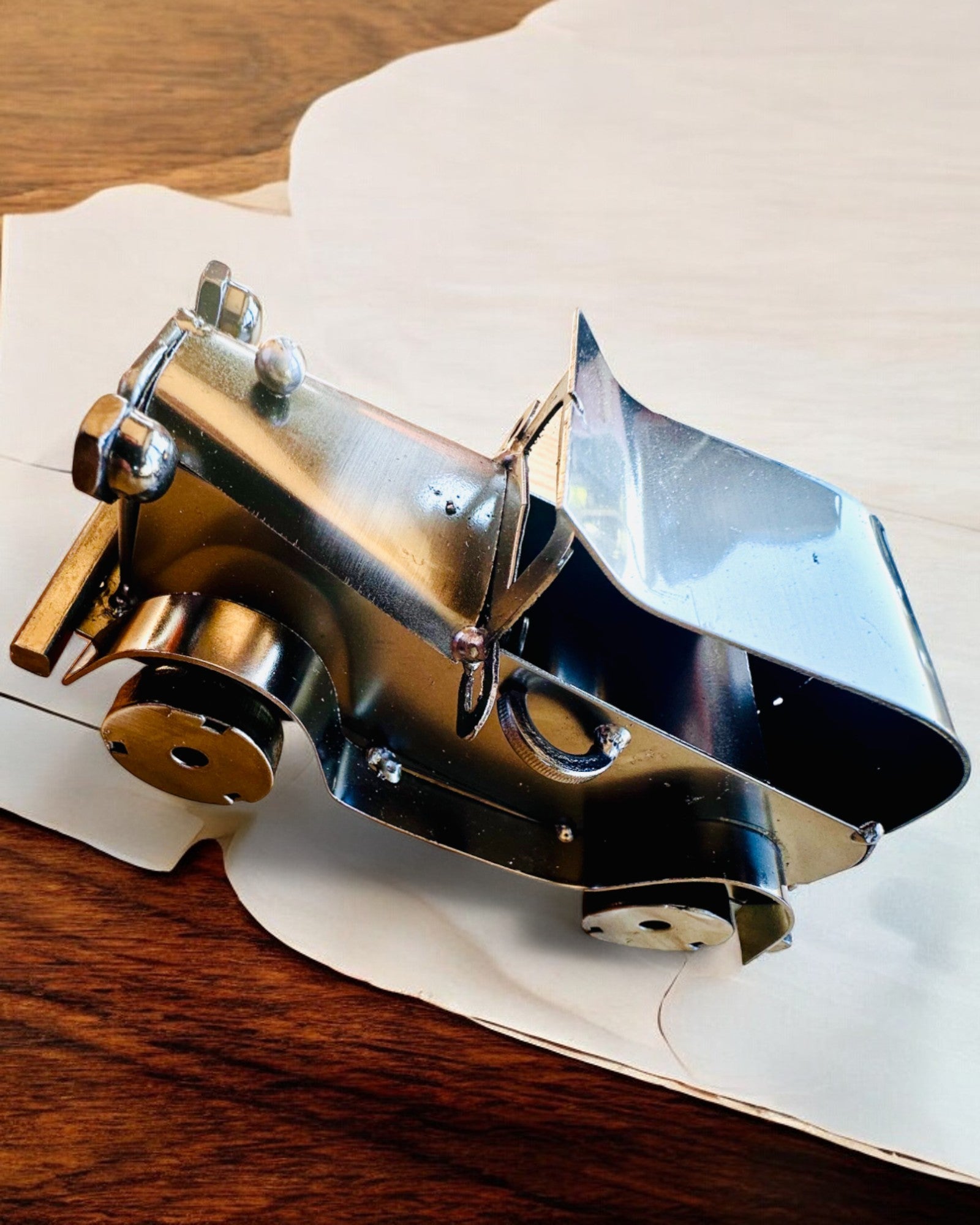 Retro Carro clássico, automóvel, de Ferro - Coleção "Vintage Drive", modelo de carro, personalização com gravação para presente