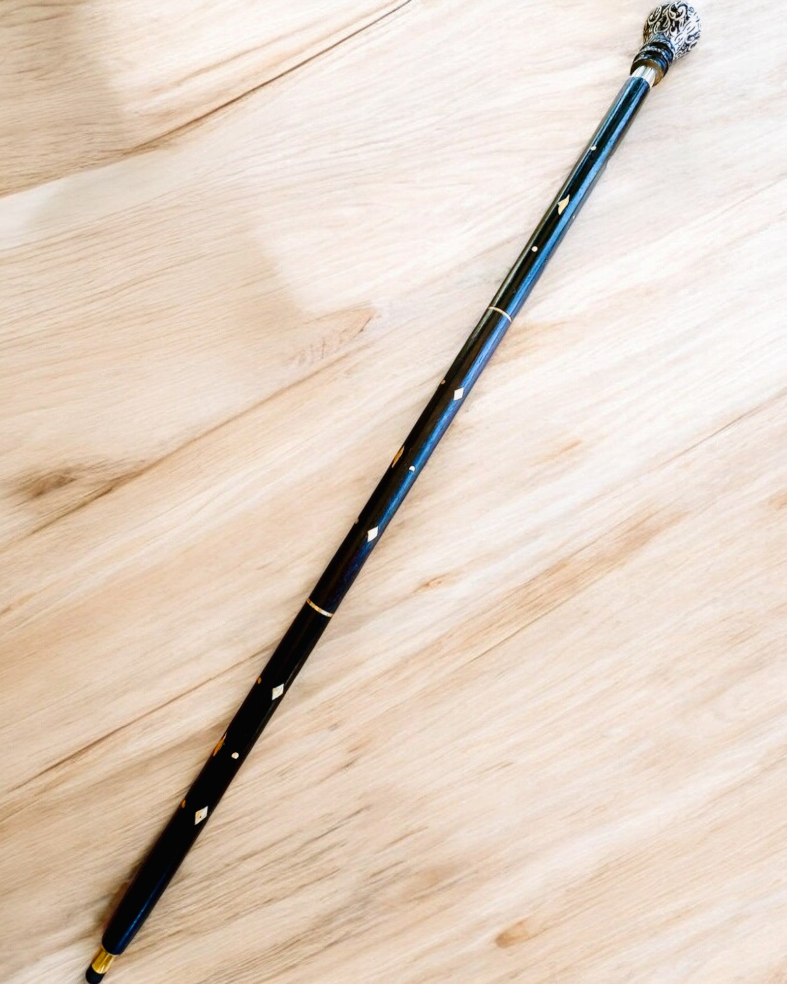 Bastón para caminar "Bastón Majestad" de madera hecho a mano, posibilidad de grabado, 2 variantes a elegir