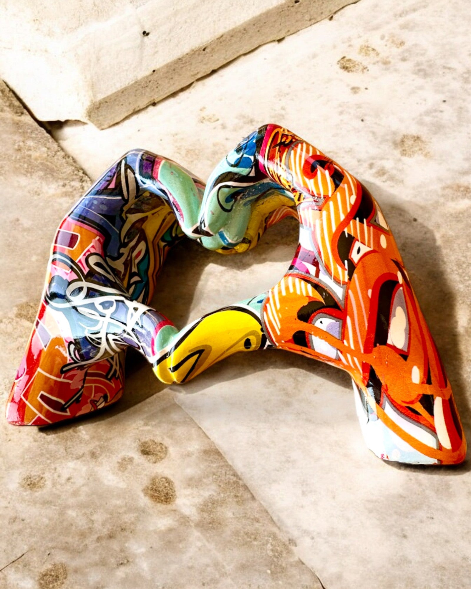 Figurină decorativă Mâner Decorativ Colorat ArtBrace - posibilitate de personalizare cu gravură, pentru cadou