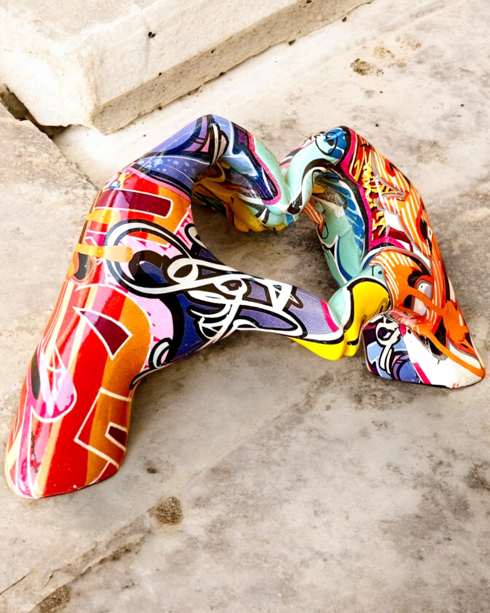 Figurină decorativă Mâner Decorativ Colorat ArtBrace - posibilitate de personalizare cu gravură, pentru cadou