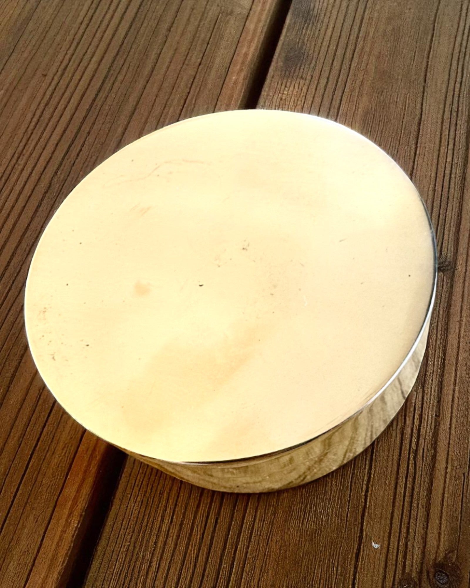 Сонячний компас Voyager 7см – мідний сонячний годинник з компасом, персоналізація гравіюванням на подарунок