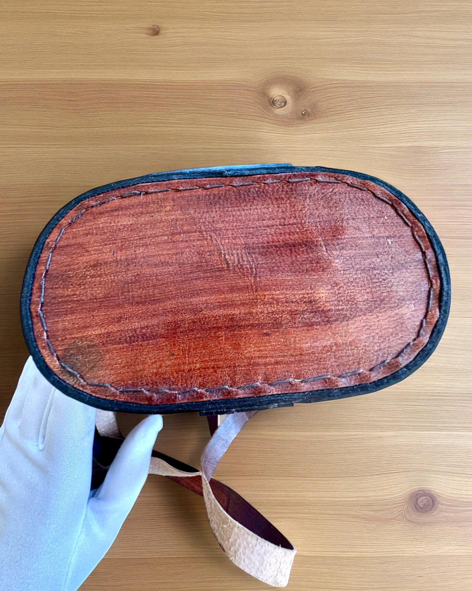 Prismáticos con estuche de cuero Victorian's Eye, 11 cm de latón, decorados a mano, personalización con grabado para regalo