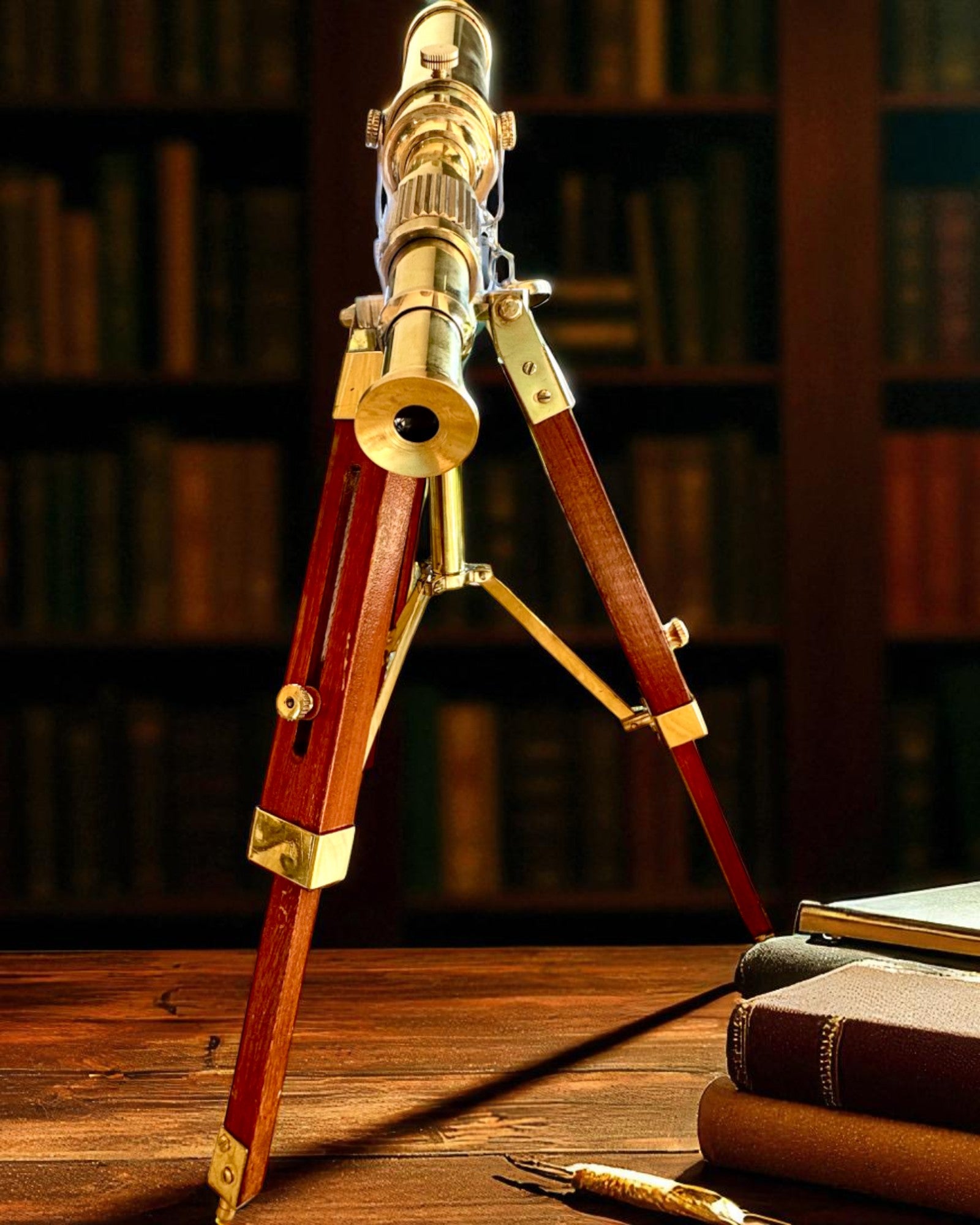 Dangaus sfera ant medinio stovo 41 cm, galimybė personalizuoti graviravimu kaip dovana