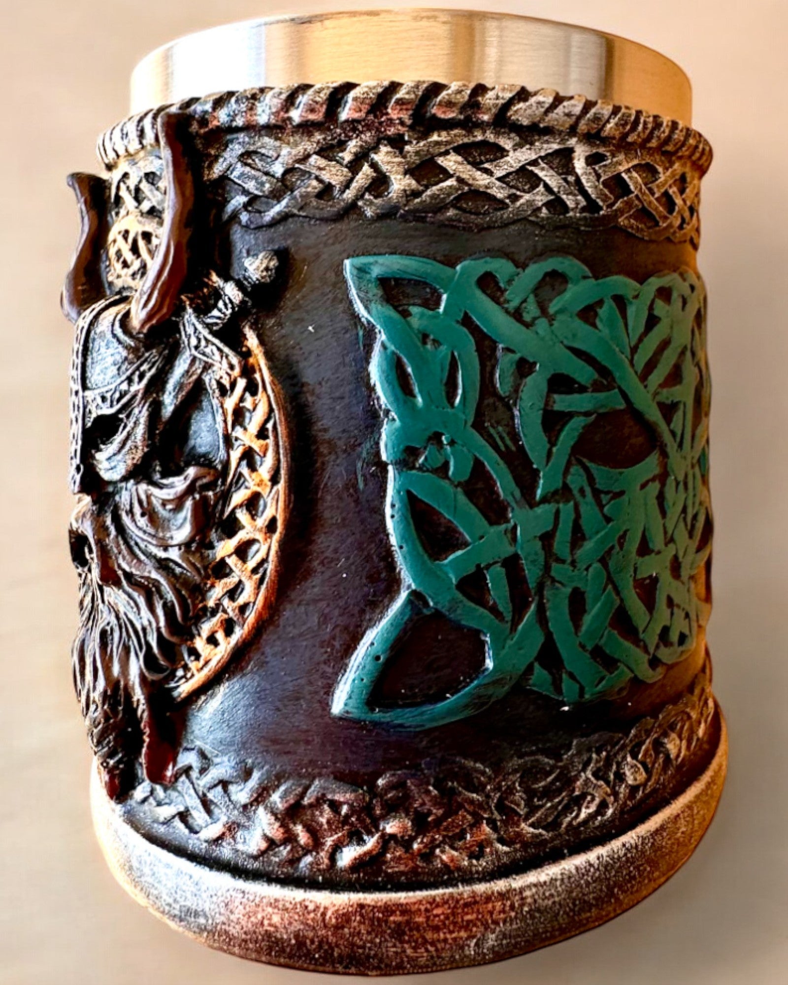 Кубок вікінга Ragnar's Horn - з опцією гравіювання на подарунок, 250 мл