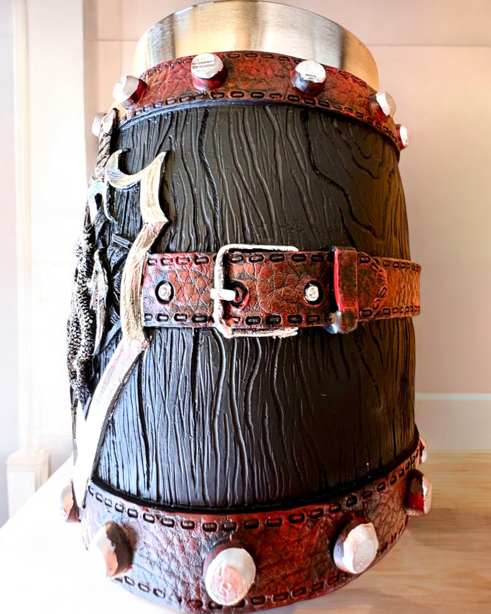 Мрачний Кухоль Драконового Воїна з Можливістю Гравіювання на подарунок, об'єм 600 мл