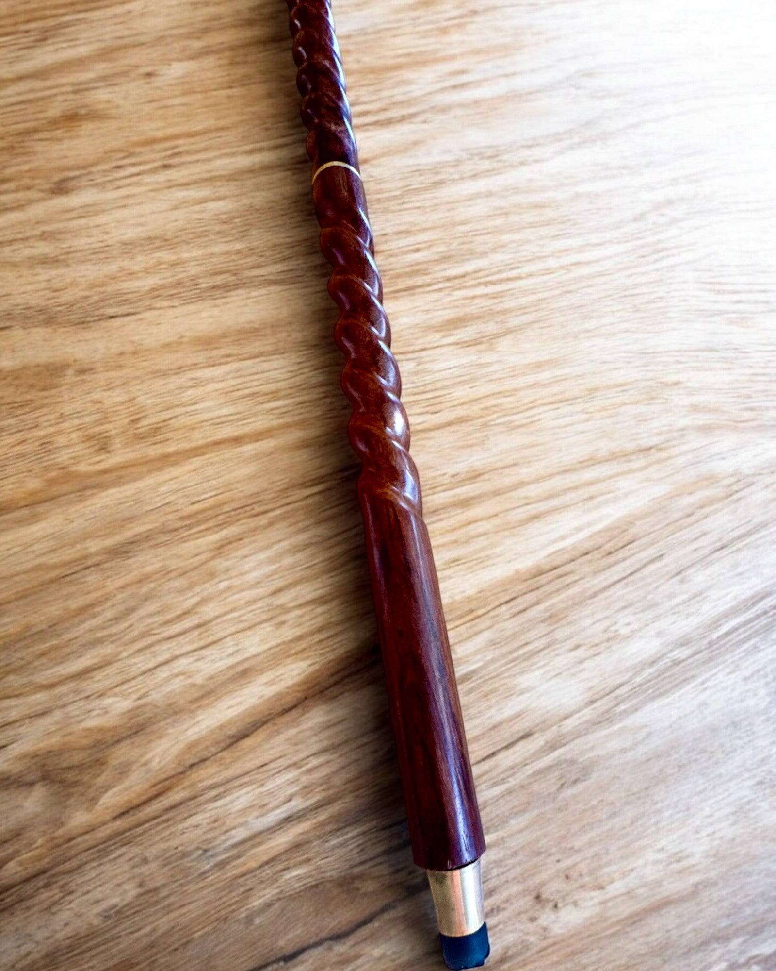 Bastón de paseo - WIKING con cabeza en forma de martillo de guerra, posibilidad de personalización con grabado para regalo