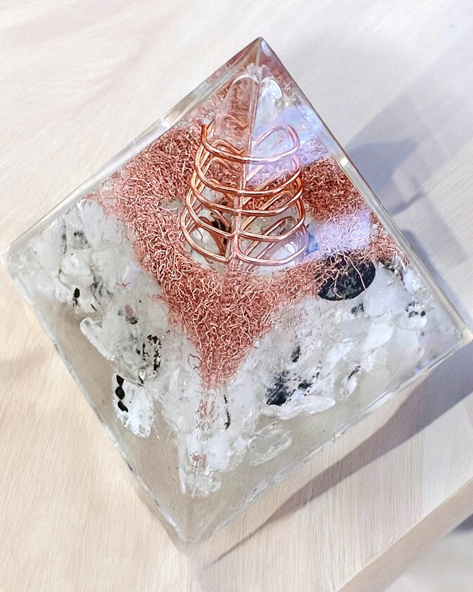 Orgonite Energy Pyramid "Copper Harmony"