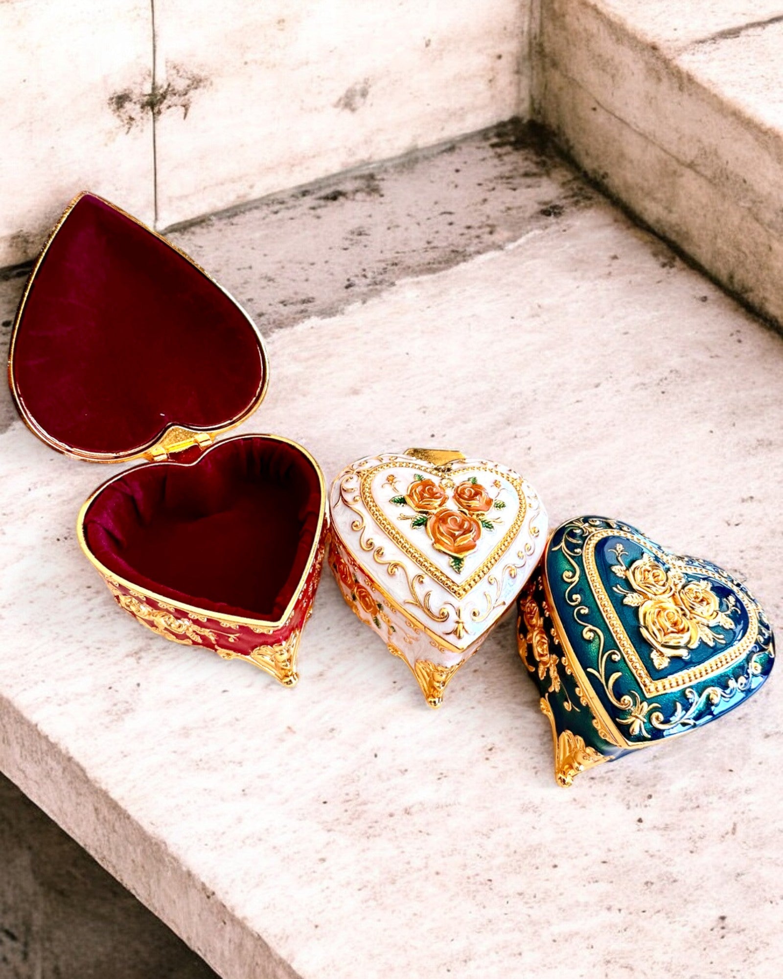 Jewelry Box "Royal Elegance" - with engraving option for a gift, 3 variants to choose from
