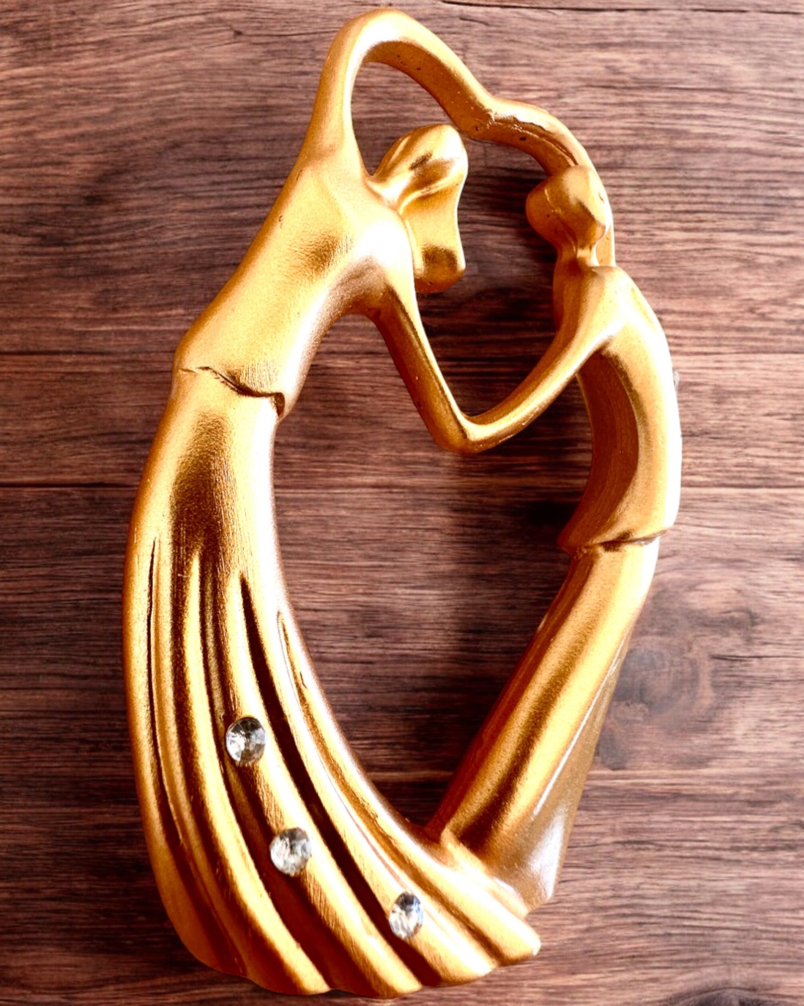 Figura símbolo do amor - "Proximidade Eterna" para presente, personalização com gravação