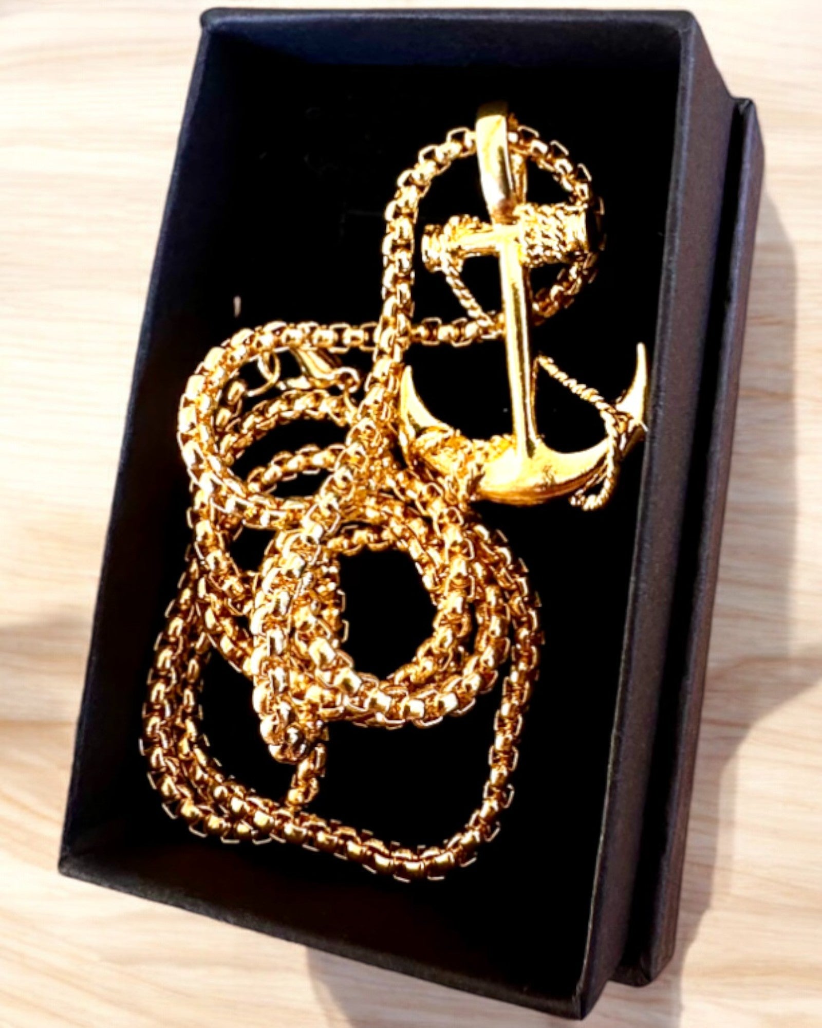 Якір Рішучості, Морський Амулет, намисто, можливість персоналізації гравіюванням на подарунок, 3 варіанти на вибір