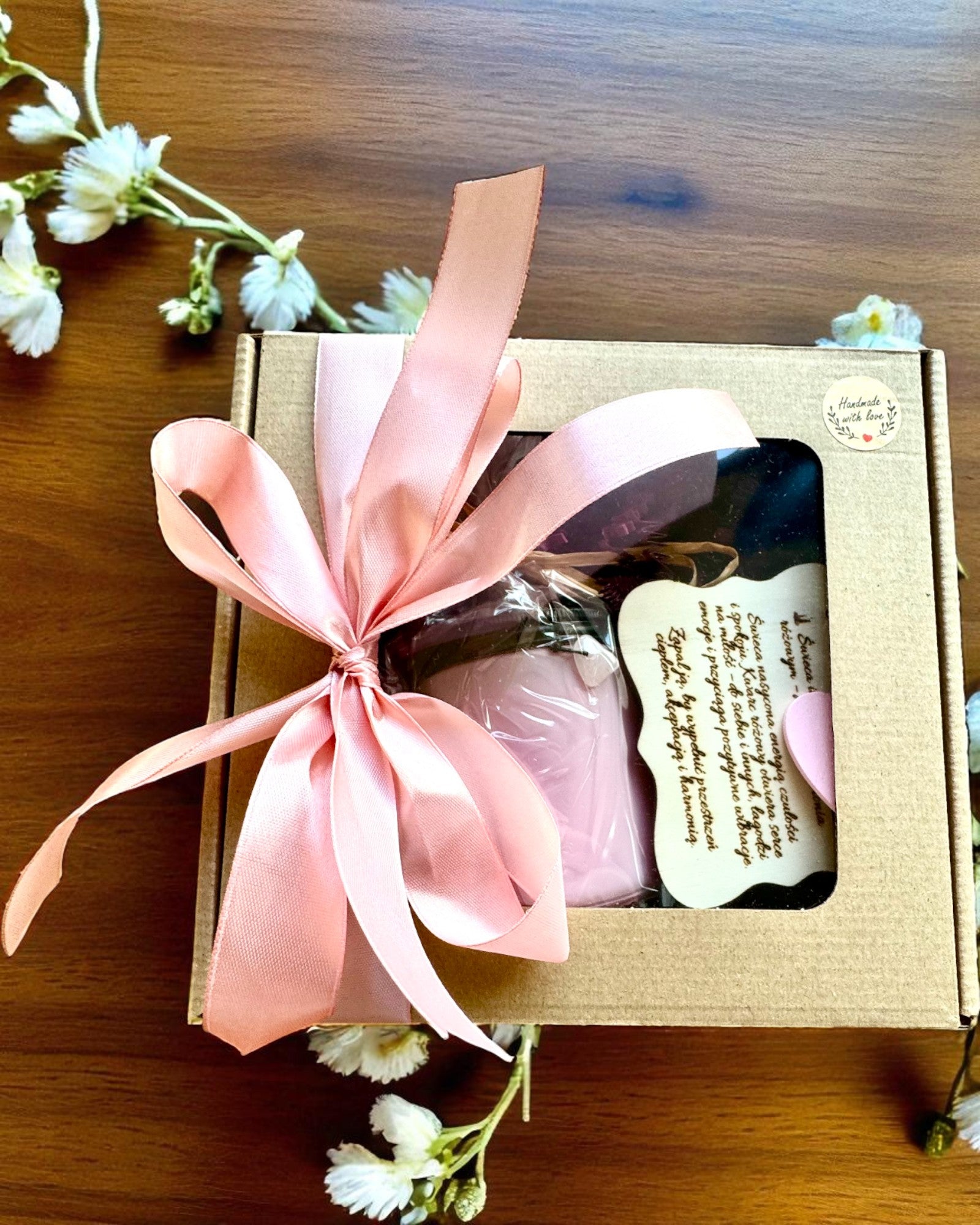 Intenční sójová svíčka Růženín – láska, harmonie a klid srdce, 250 ml, možnost personalizace jako dárek