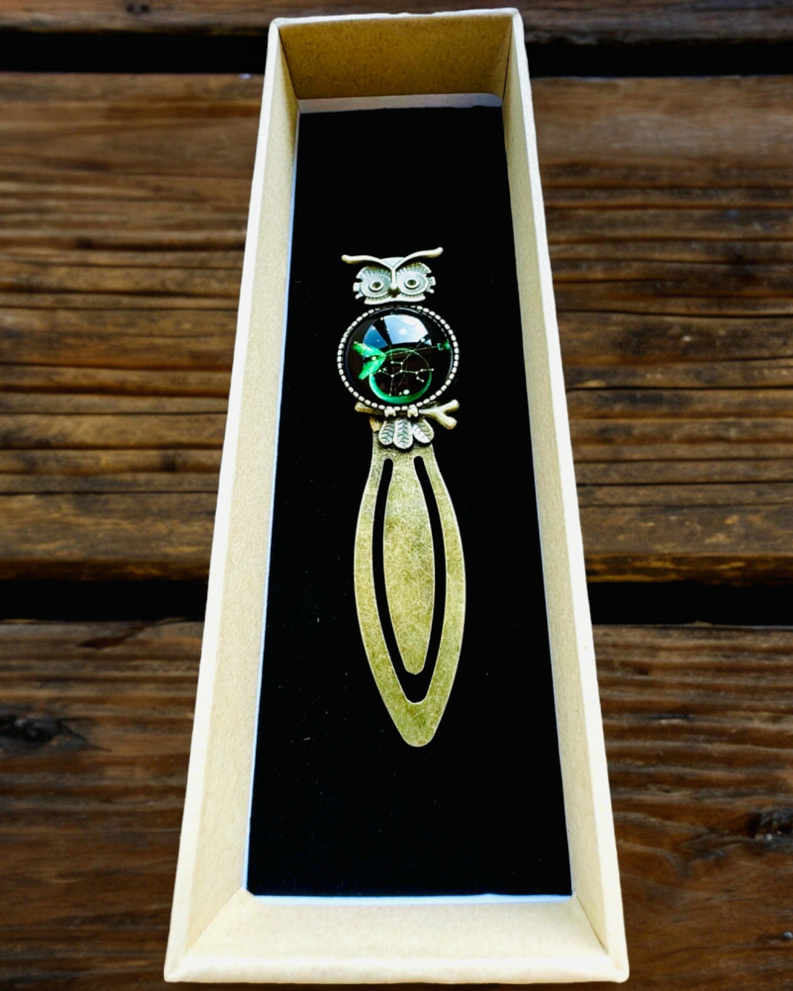 "Owl with Constellations" Bookmark - 12 Variants to Choose From, Customization with Engraving
