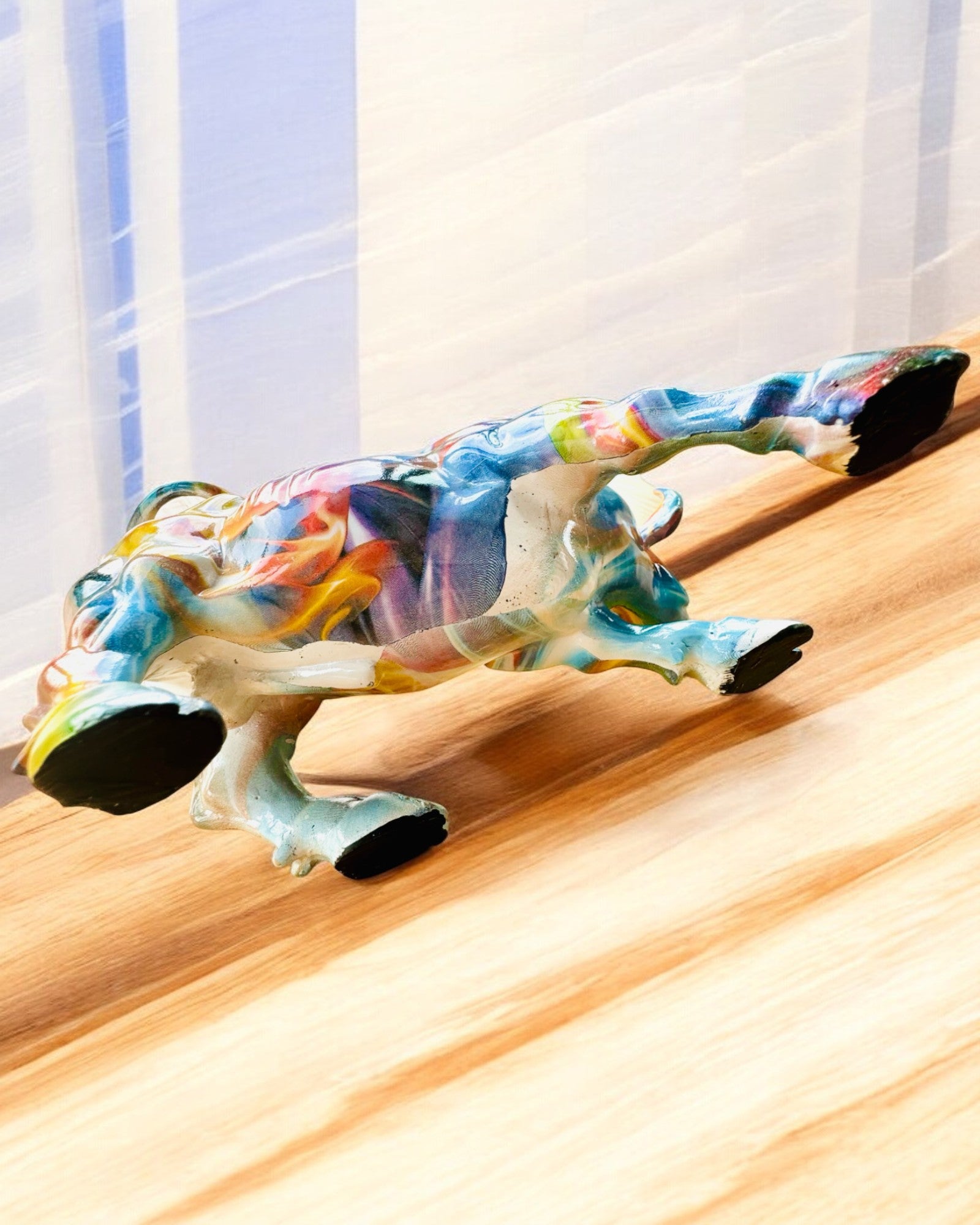 Sculptură Decorativă Taur "BullArt" – Artă Unică cu Opțiune de Gravare - 4 variante de culoare, pentru cadou personalizat