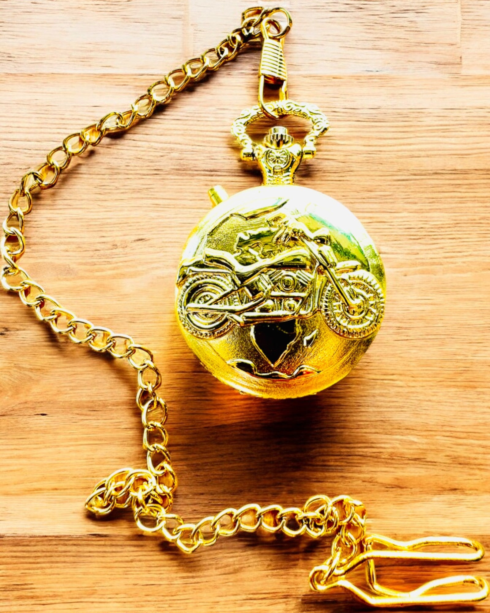 Pocket Watch "Motocyklowy Elegancik 2" – Engraving for a gift, 3 color variants