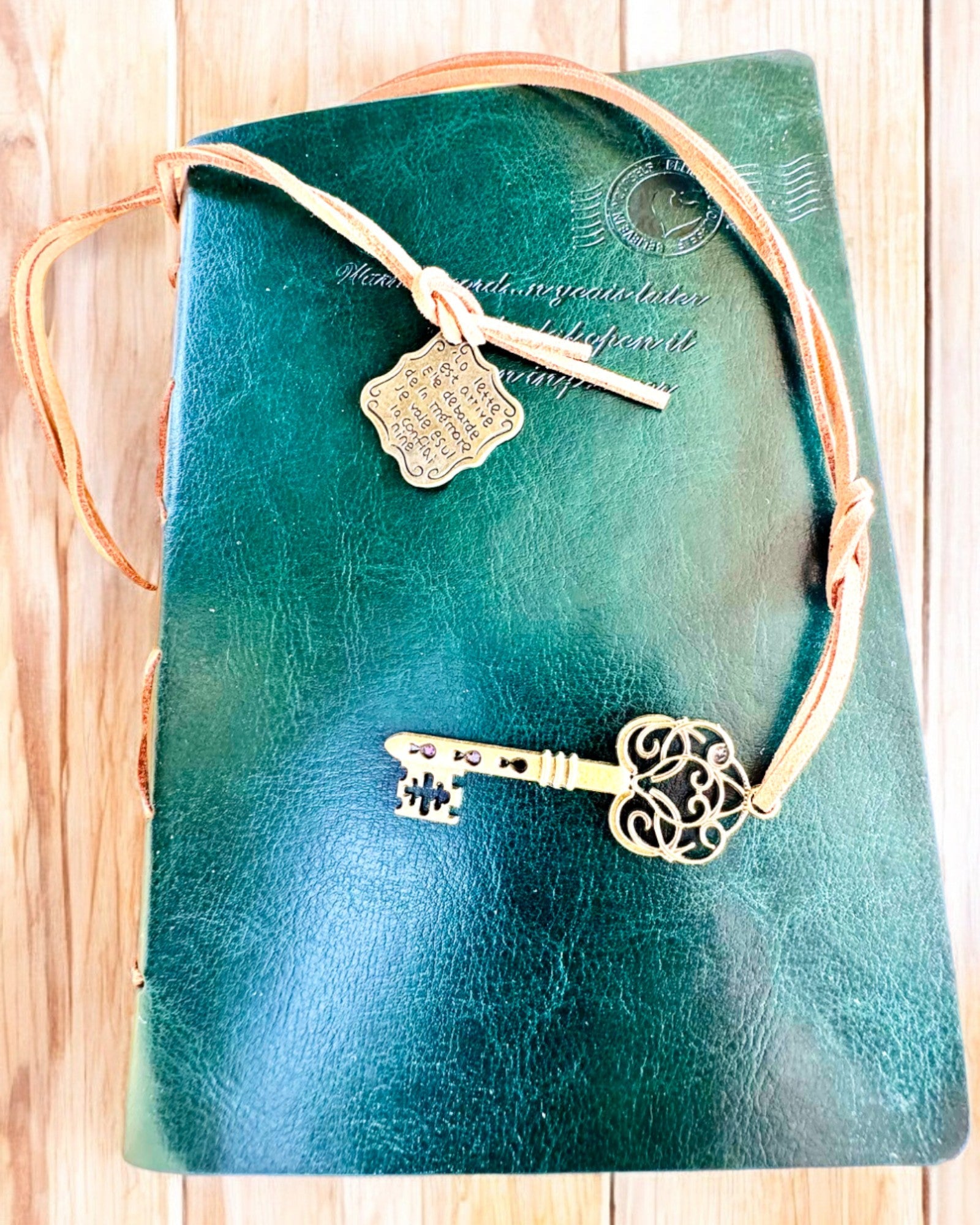 Vintage bilježnica "Ključ prošlosti" - Mogućnost graviranja za poklon, bilješke