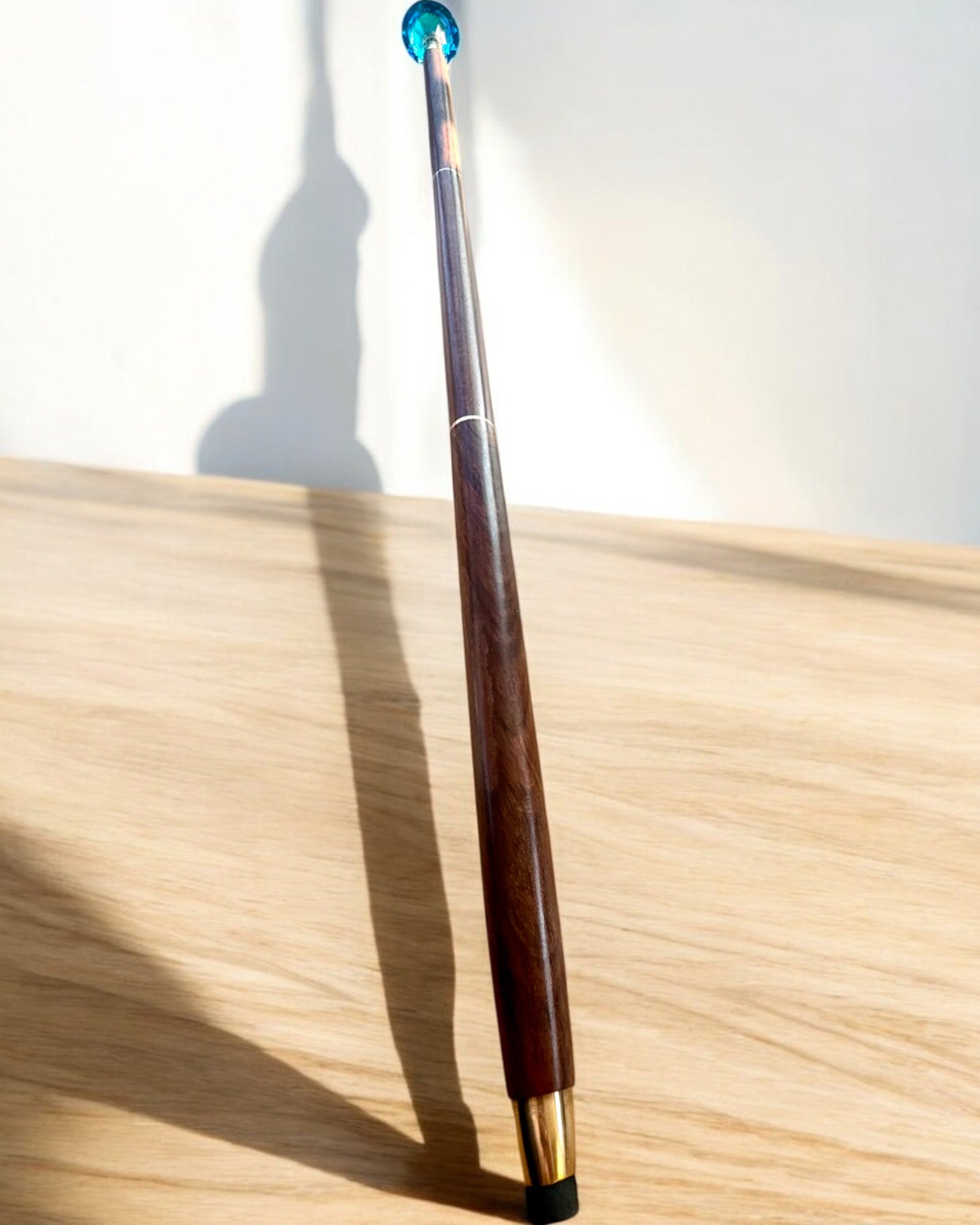 Тростина для прогулянок "Діамант у бронзі" - Дерев'яна Ручна робота, можливість гравіювання