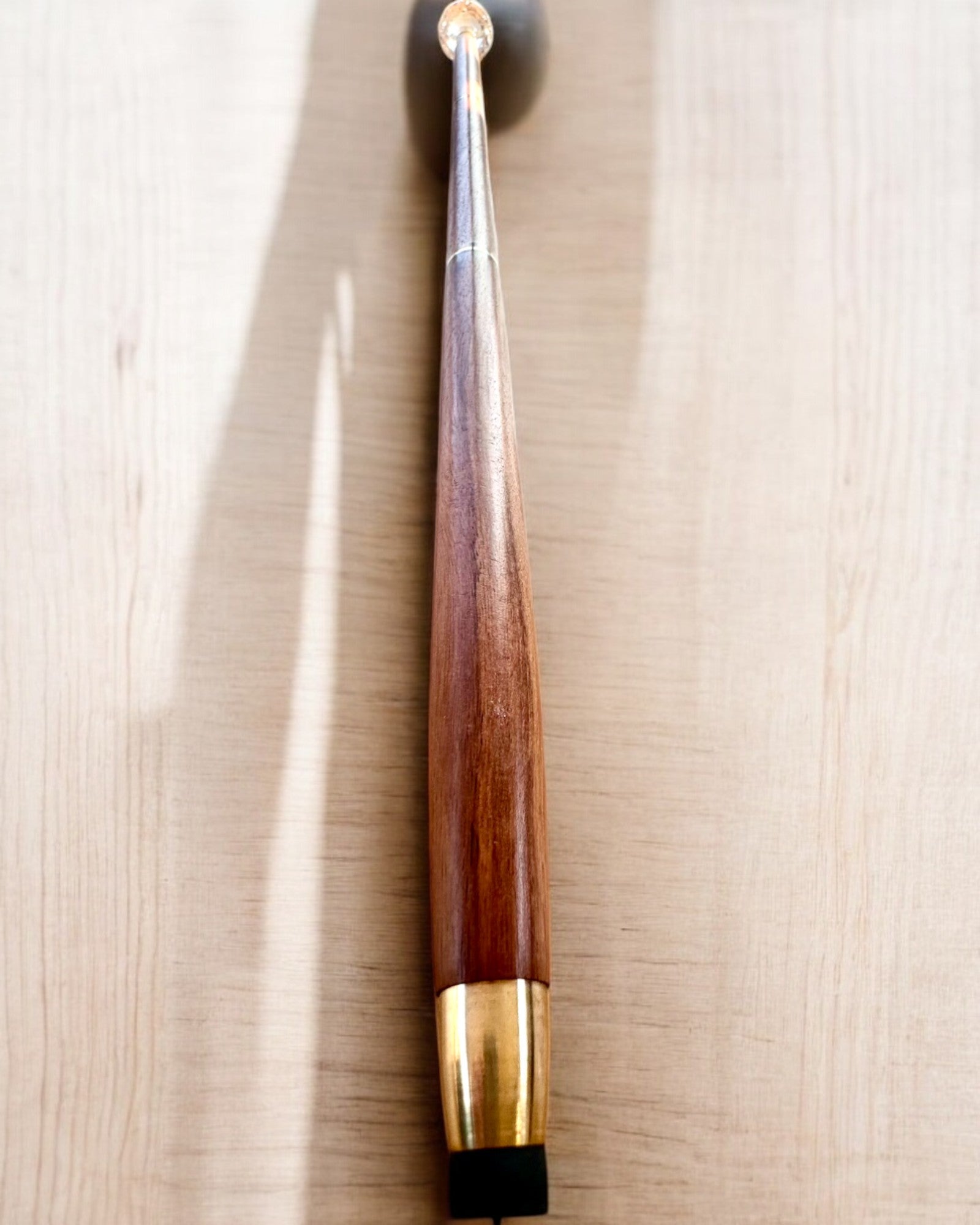 Тростина для прогулянок "Діамант у бронзі" - Дерев'яна Ручна робота, можливість гравіювання