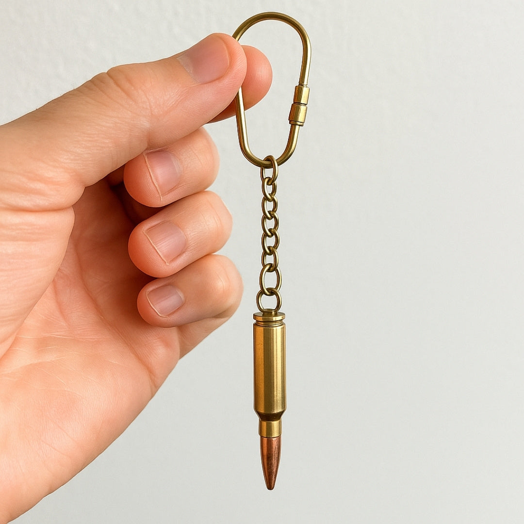 Bullet Cartridge Keychain in an Elegant Box - Military Gift – KRT18A