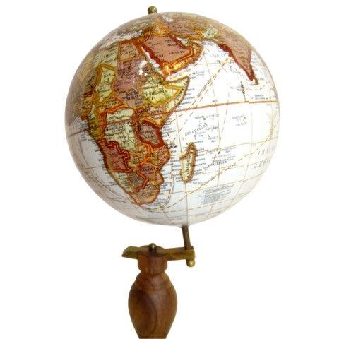 Elegantní dekorativní glóbus na dřevěném podstavci - World GLB-0096B