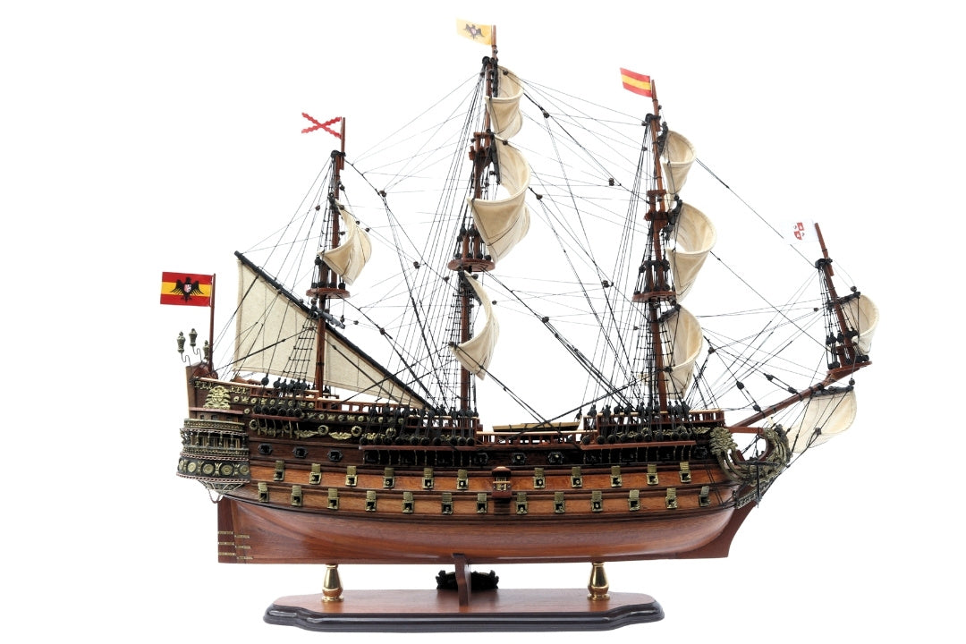 Model plachetnice San Felipe 80cm s možností personalizace gravírováním