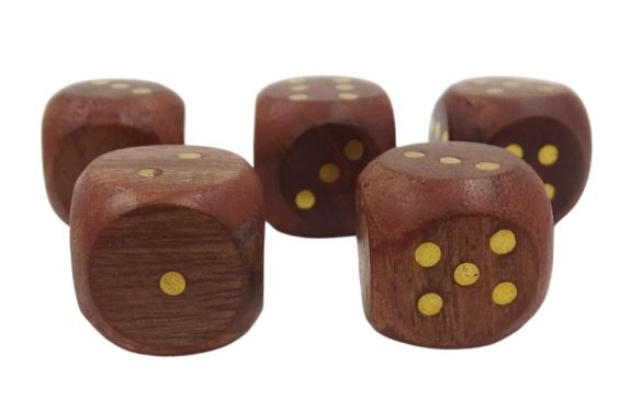 Wooden Dice in a Barrel – G150JZ