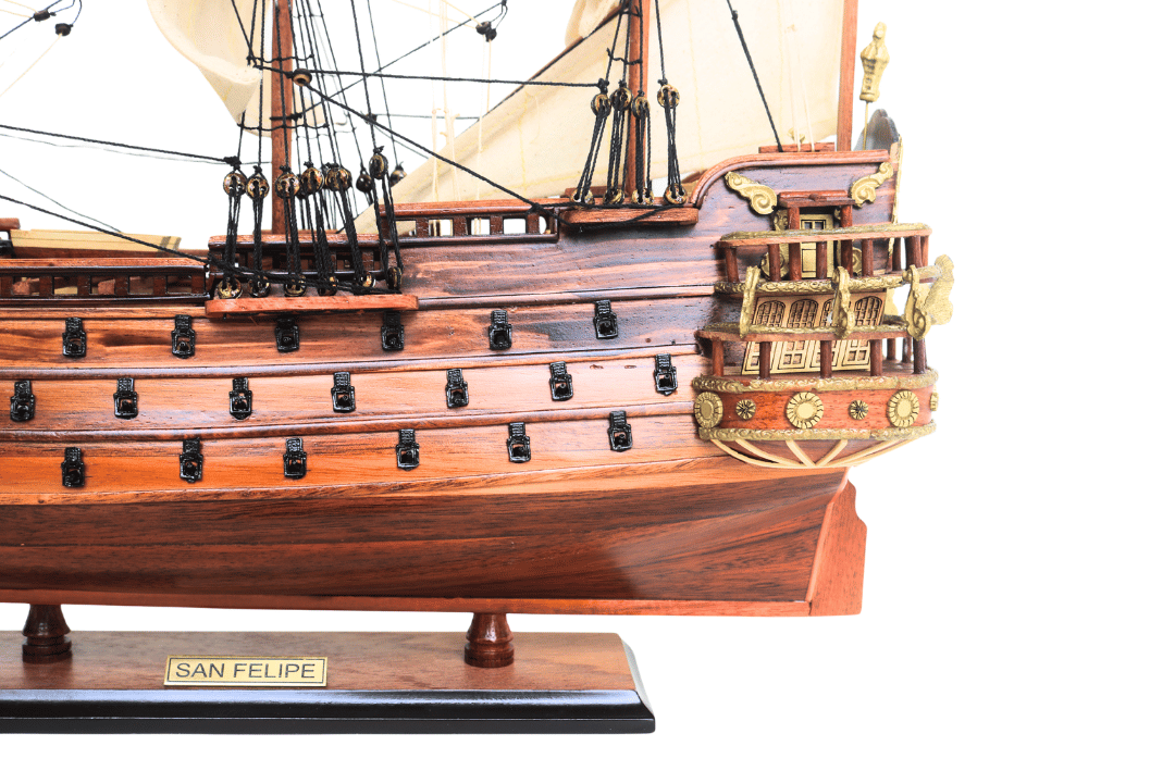 Exkluzivní model plachetnice San Felipe – SF4 s možností personalizace gravírováním