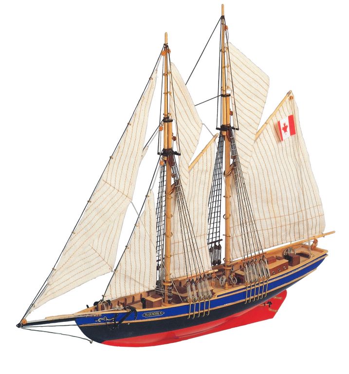 Bluenose II – škuner - dřevěný model ke slepení