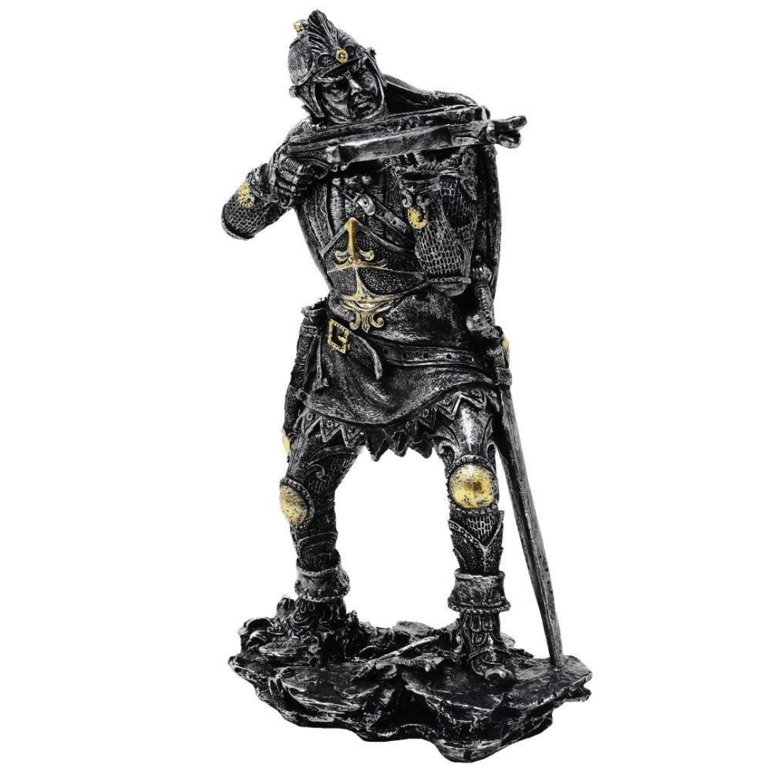 Medieval Knight Figurine with Crossbow 20cm Crossbowman - Retro Gift - MC-23151