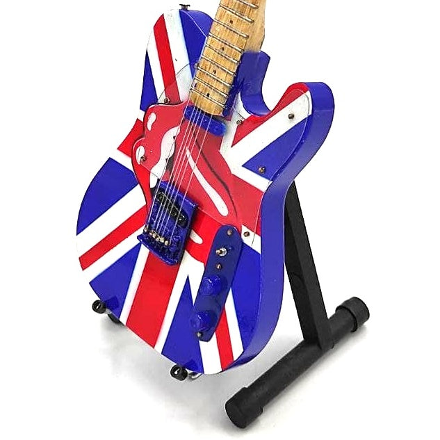 Mini guitar Rolling Stones UK&Tongue MGT-2301B