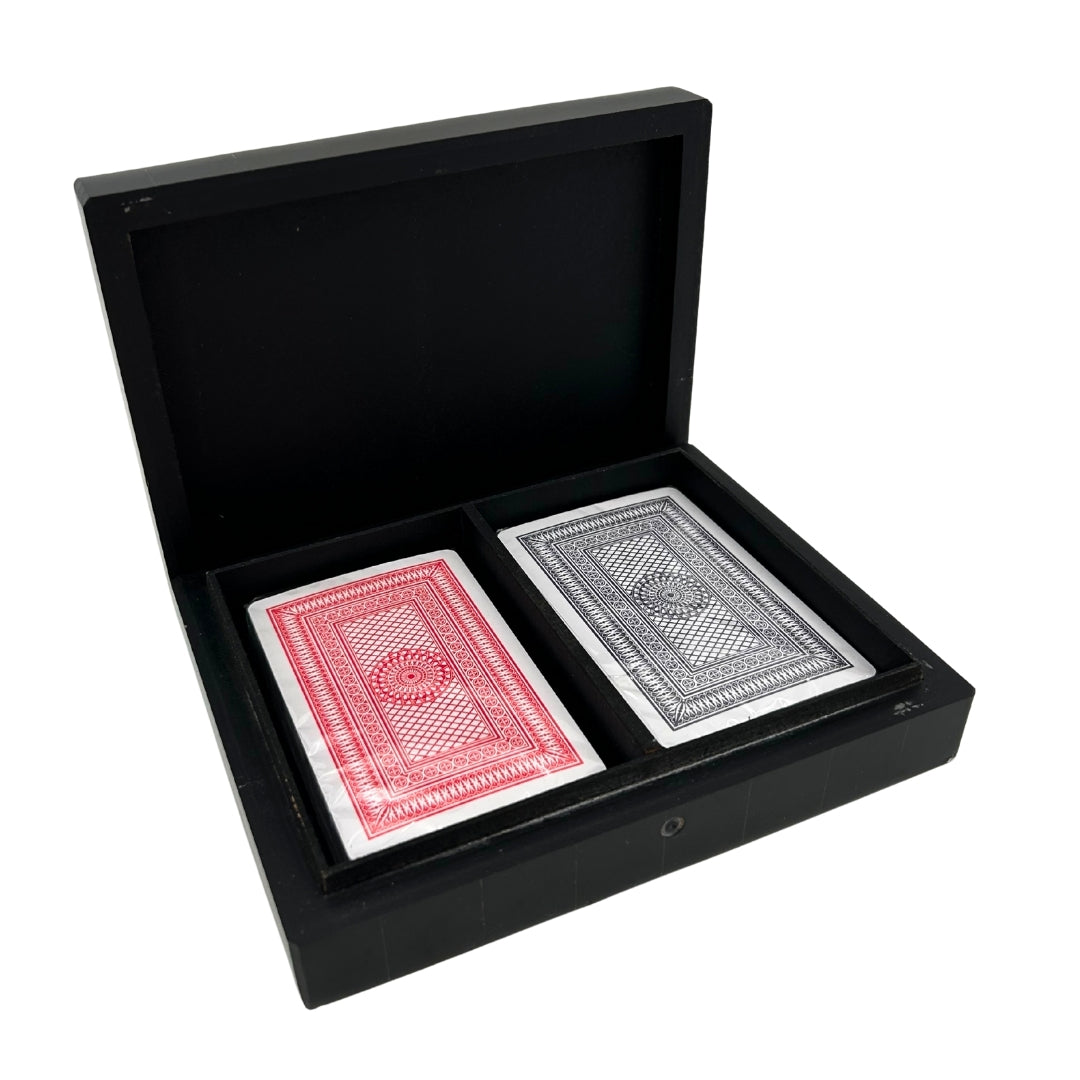 Two Decks of Cards in a Resin Box – 51668