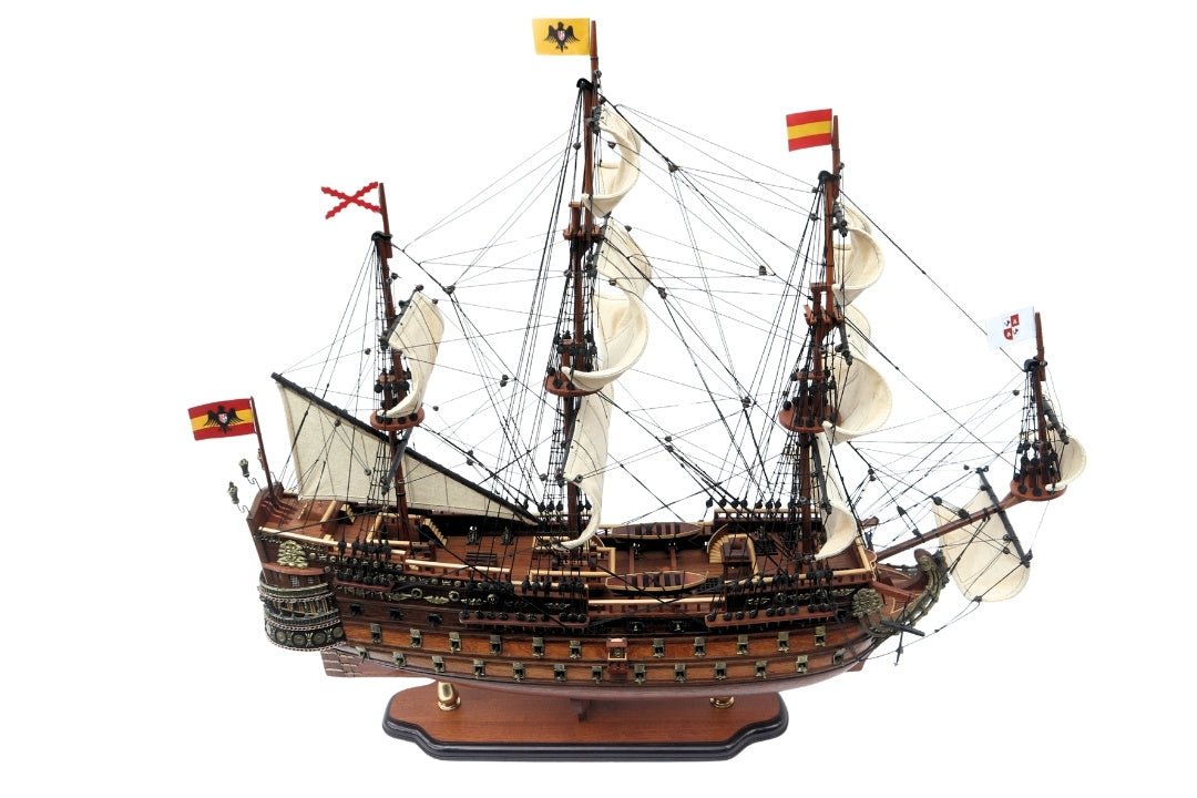 Model plachetnice San Felipe 80cm s možností personalizace gravírováním
