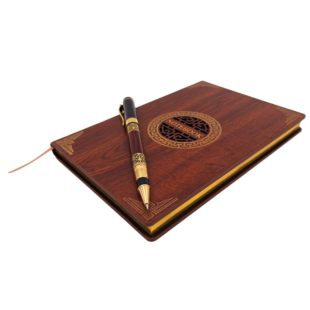 Exclusive Premium Gift Set A5 Wooden Notebook + Pen – EE2