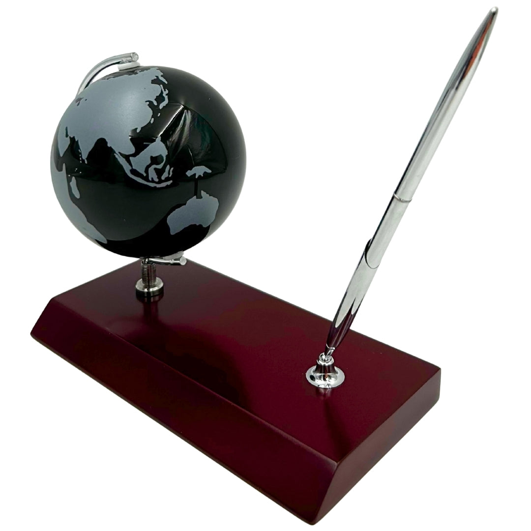 Elegant Decorative Desk Set Globe Pen Holder - Gift for the Boss – WBK