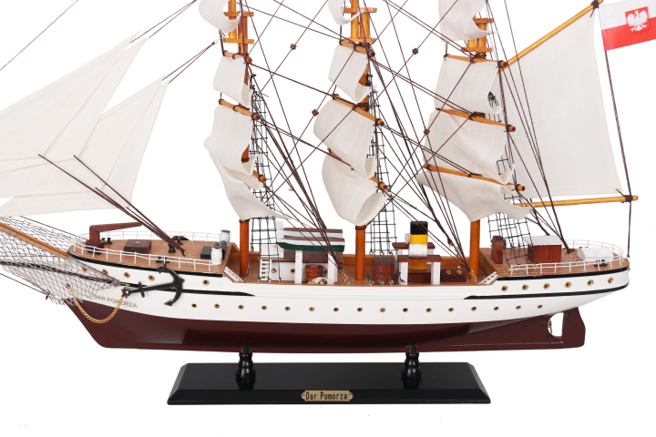 Dar Pomorza sailing ship model 80cm - DARPOM80