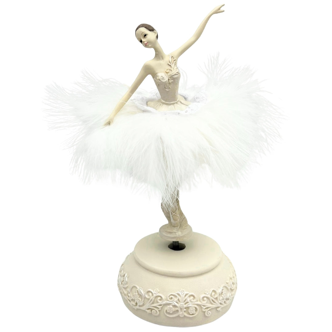 Snow Queen Ballerina Music Box, Moving, 23,5 cm – MP-19009