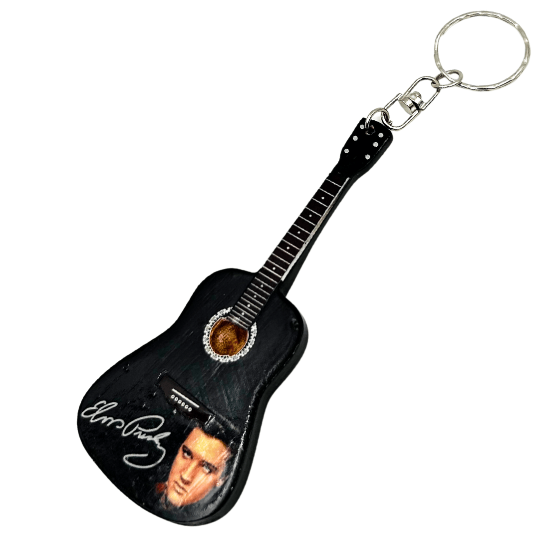 Elvis Presley Tribute-style Guitar Keychain - EGK-1389