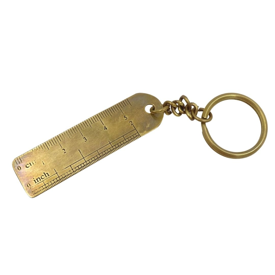 Kovová klíčenka pravítko – Key-0160