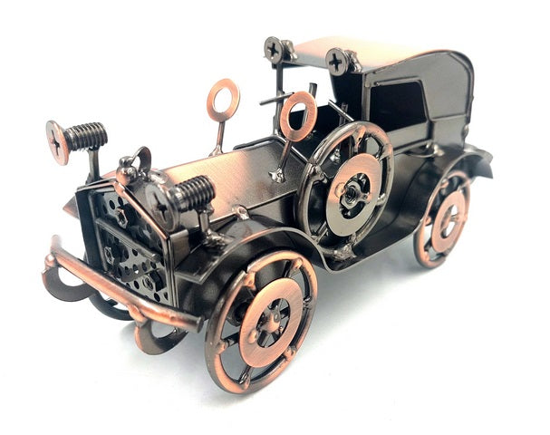 Kovový model retro automobilu dekorace vintage - Q87