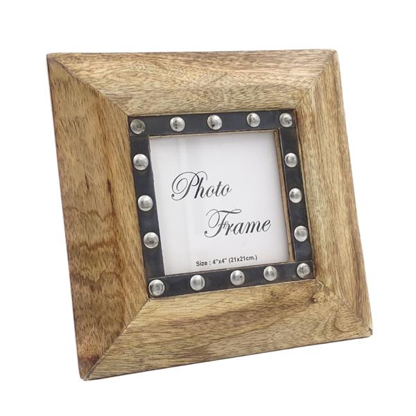 Dřevěný rámeček na fotografie 30071 - formát fotografie 10x10cm