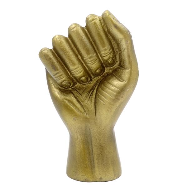 Pumn strâns, figurină decorativă din aluminiu 18cm - 20755-18