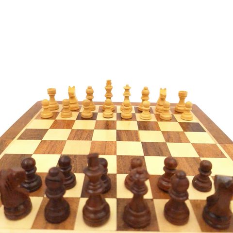 Magnetic Wooden Chess Set 25x25cm - DNU-026