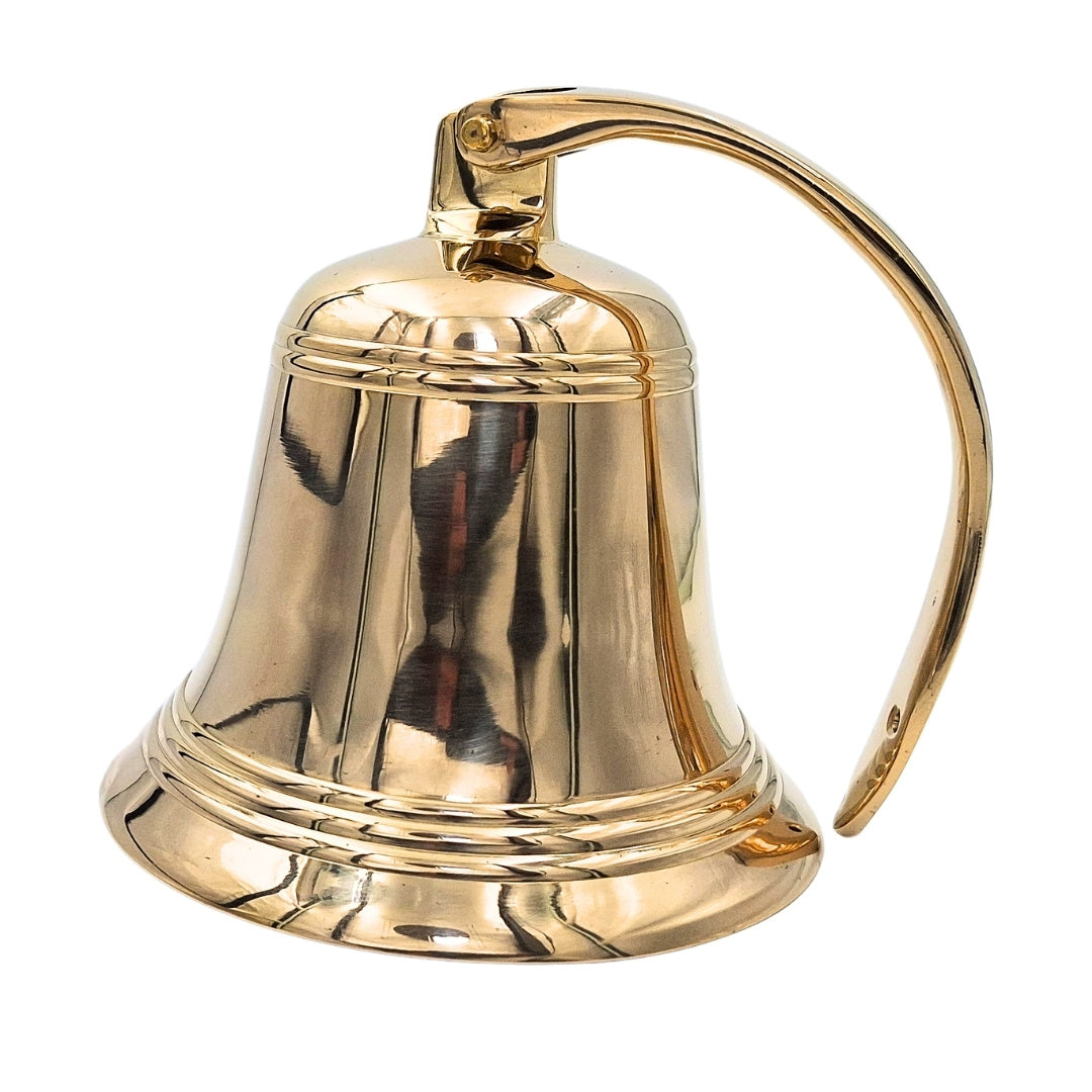 Brass ship's bell, Diameter 17.5 cm - Nautical decoration - HB43/7