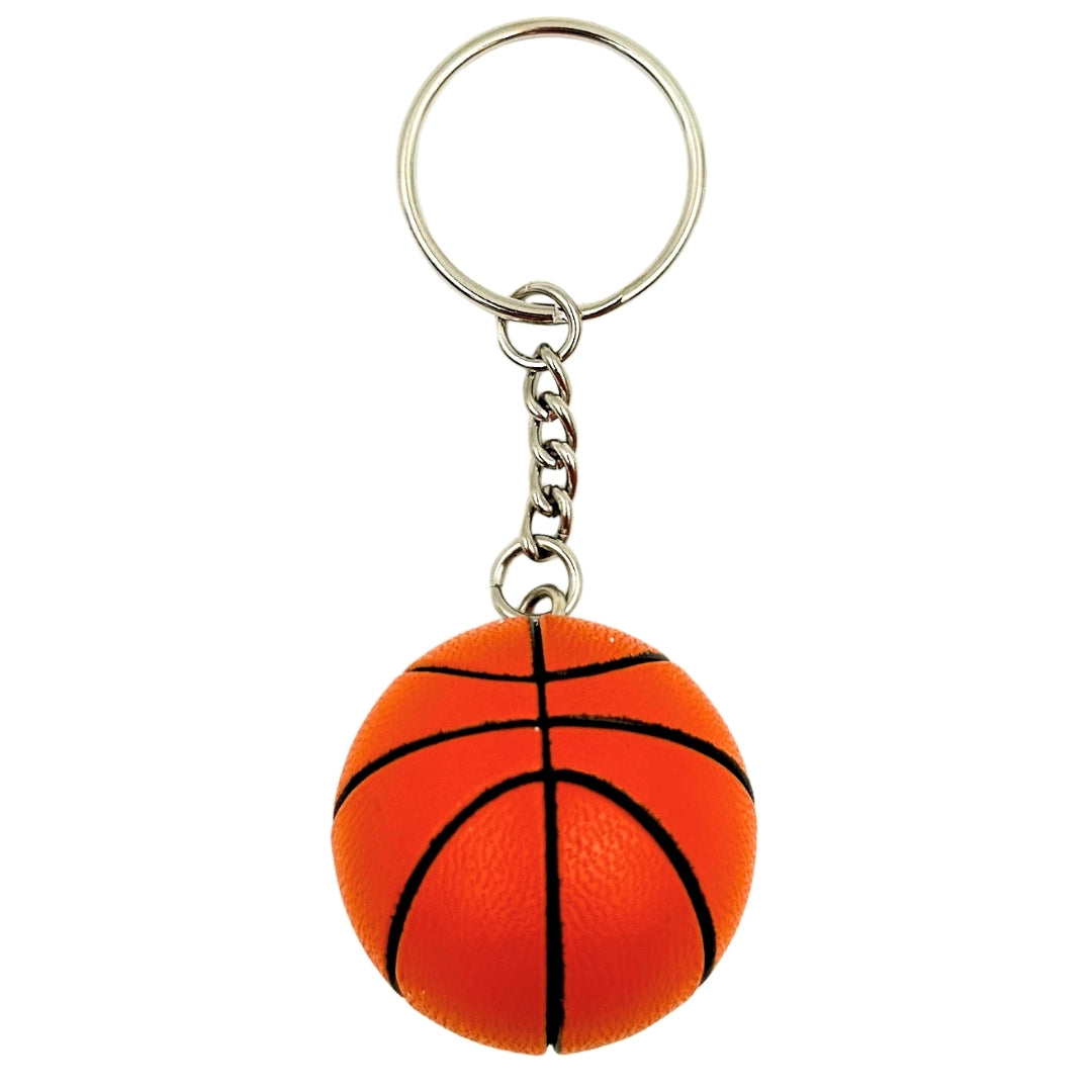 Sportovní přívěsek na klíče basketbalový míč – dárek pro basketbalistu - BBK-001