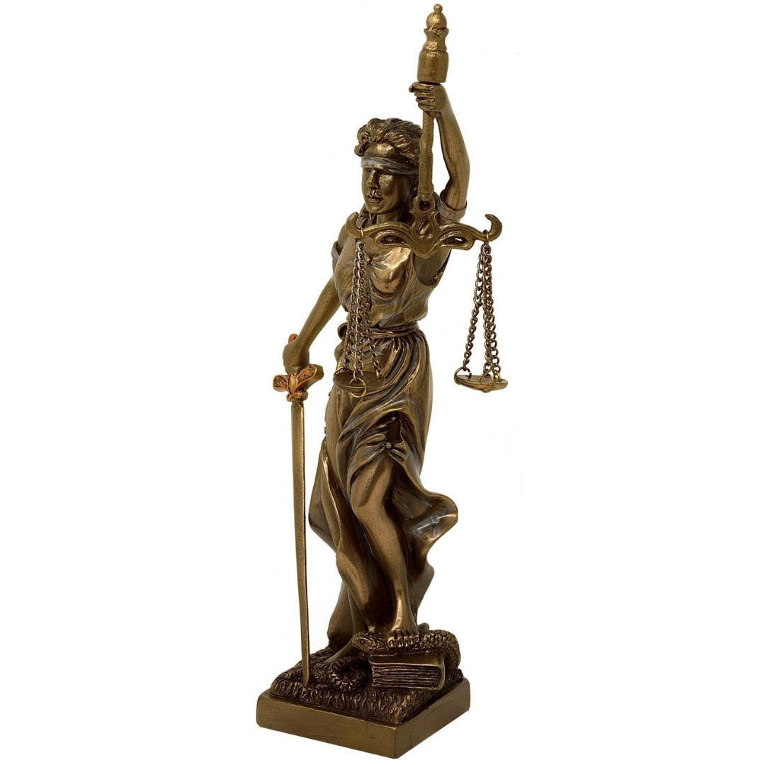 Figurka Themis, bohyně spravedlnosti, 20 cm - dárek pro právníka – MC-90184