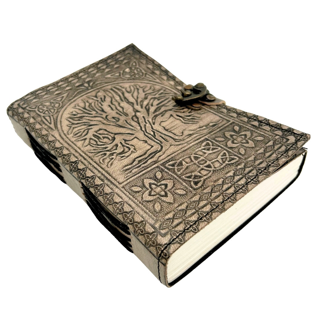 Retro Leather Notebook Tree of Life – 200 Pages 125 GSM - H019
